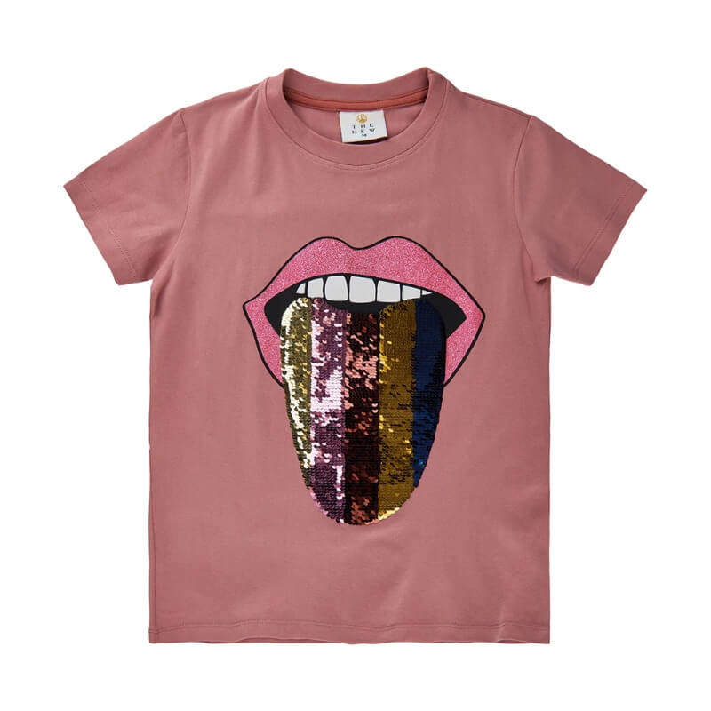 Ash rose Vay SS Tee t-shirt fra THE NEW