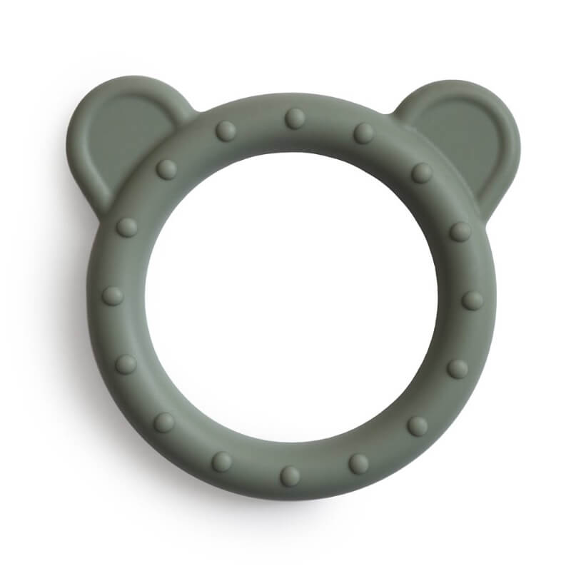 Dried Thyme Silicone Bear Teether bidering fra Mushie