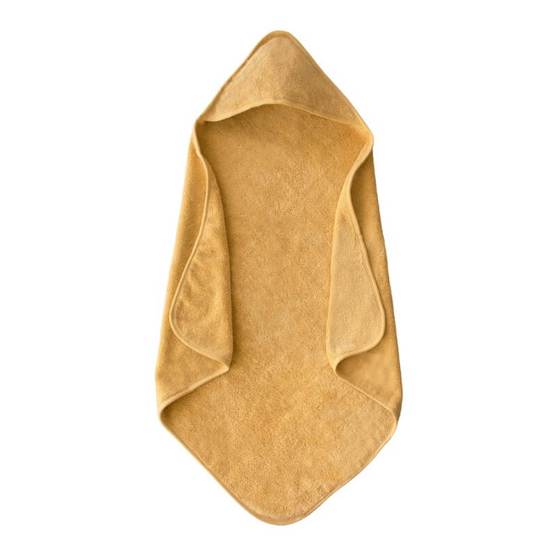 Fall Yellow Baby Hooded Towel badeslag fra Mushie