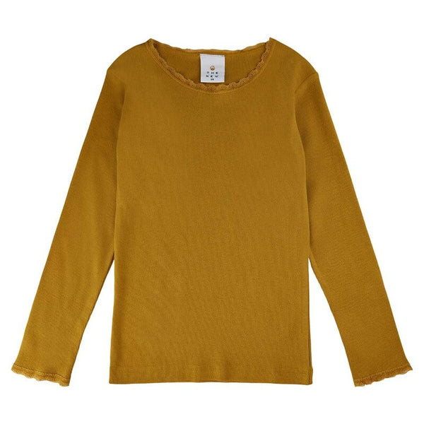 Harvest Gold Bailey L/S Tee t-shirt fra THE NEW