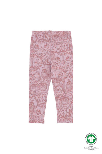 Paula Leggings AOP OWL - Lavender