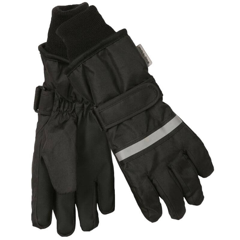 Black Thinsulate handsker fra Mikk-Line til børn - Lillepip.dk