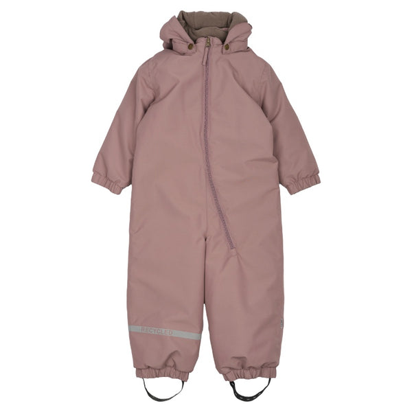 Twilight Mauve Snow Suit Solid flyverdragt fra Mikk-Line