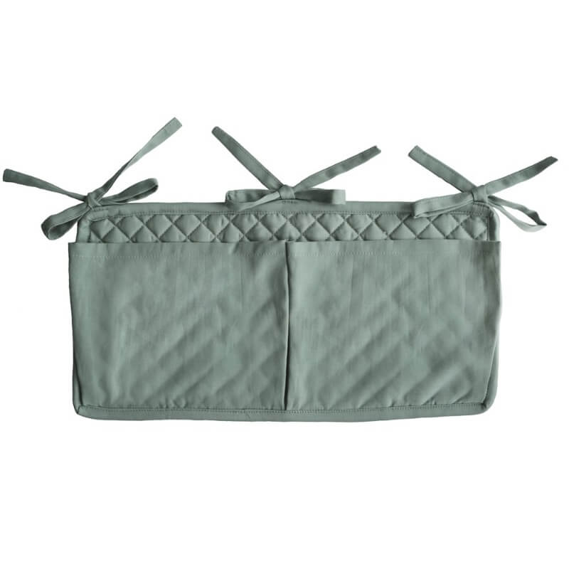 Roman Green Crib Storage Pocket opbevaring fra Mushie