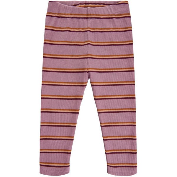 Lilas SGIssey Stripe leggings fra Soft Gallery