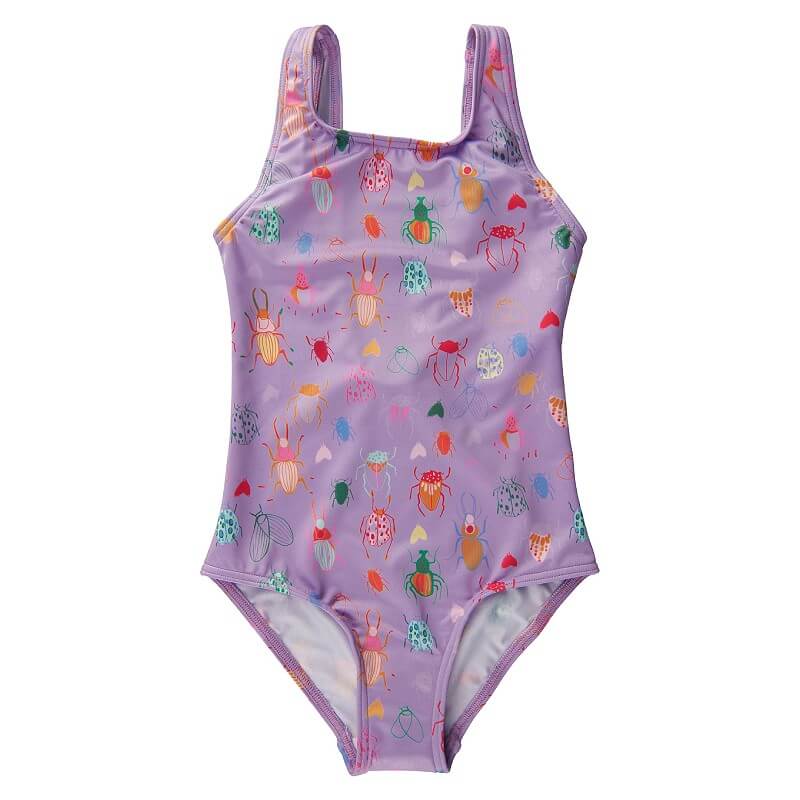 Pastel Lilac Darlin Bugs Swimsuit badedragt fra Soft Gallery