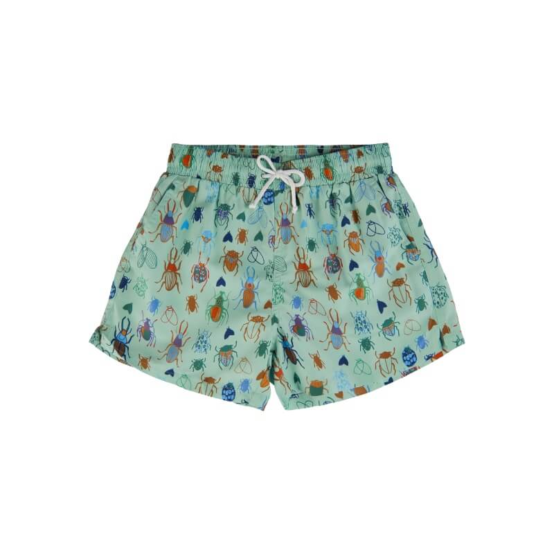 Misty Jade Dandy Bugs swim shorts badebukser fra Soft Gallery