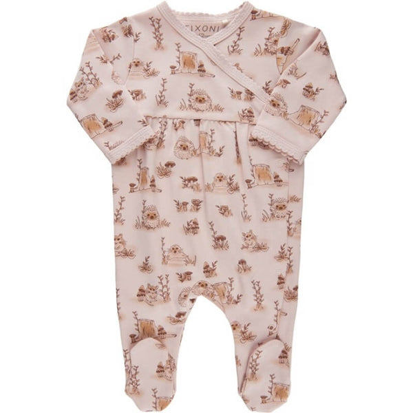 Soft rose romper heldragt LS fra Fixoni