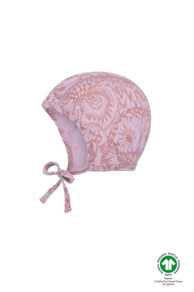 AOP Owl Lavender hattie baby hue fra Soft Gallery til børn - Lillepip.dk