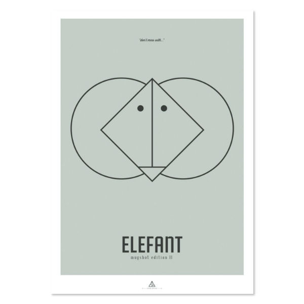 First Edition - "Elefant" (Grå) Interiør Arthur Zoo - Lillepip.dk