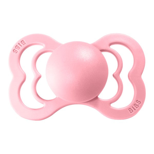 Baby pink supreme silicone sut str. 2 fra Bibs til baby - Lillepip.dk