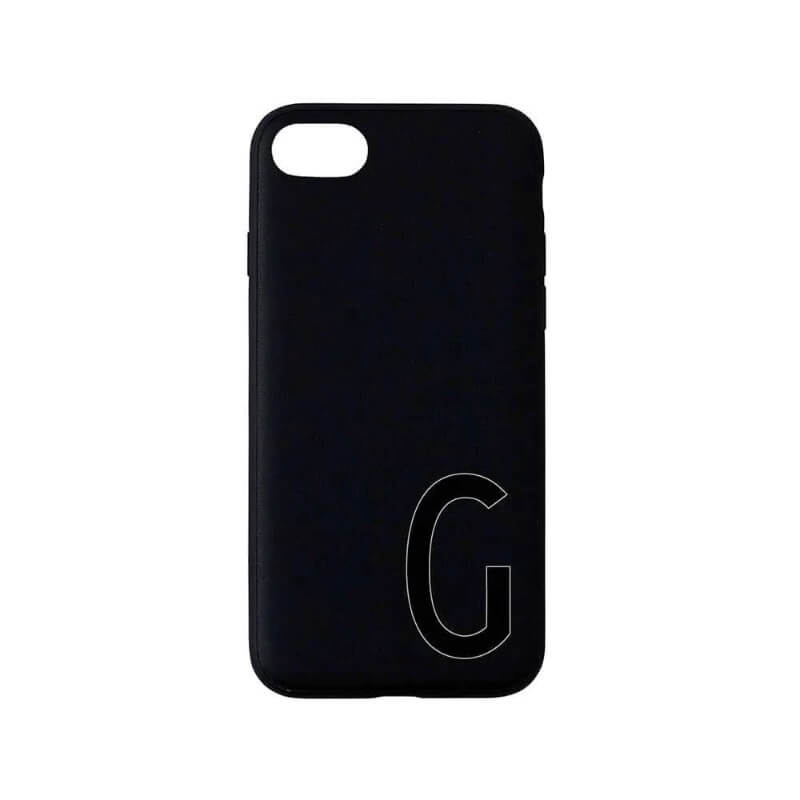Black Personal ''G'' Phone Cover Iphone 7/8 fra Design Letters - Lillepip.dk