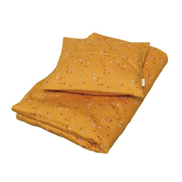 Karry gul Stars junior sengetøj fra Filibabba til børn - Lillepip.dk