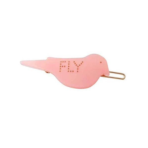 Light Pink Fugle hårklemme fra Design Letters