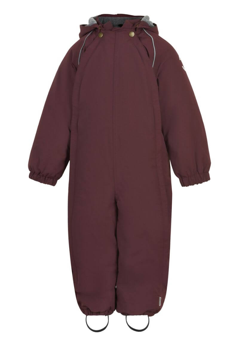 Decadent Chocolate nylon baby suit Solid flyverdragt fra Mikk-Line - Lillepip.dk