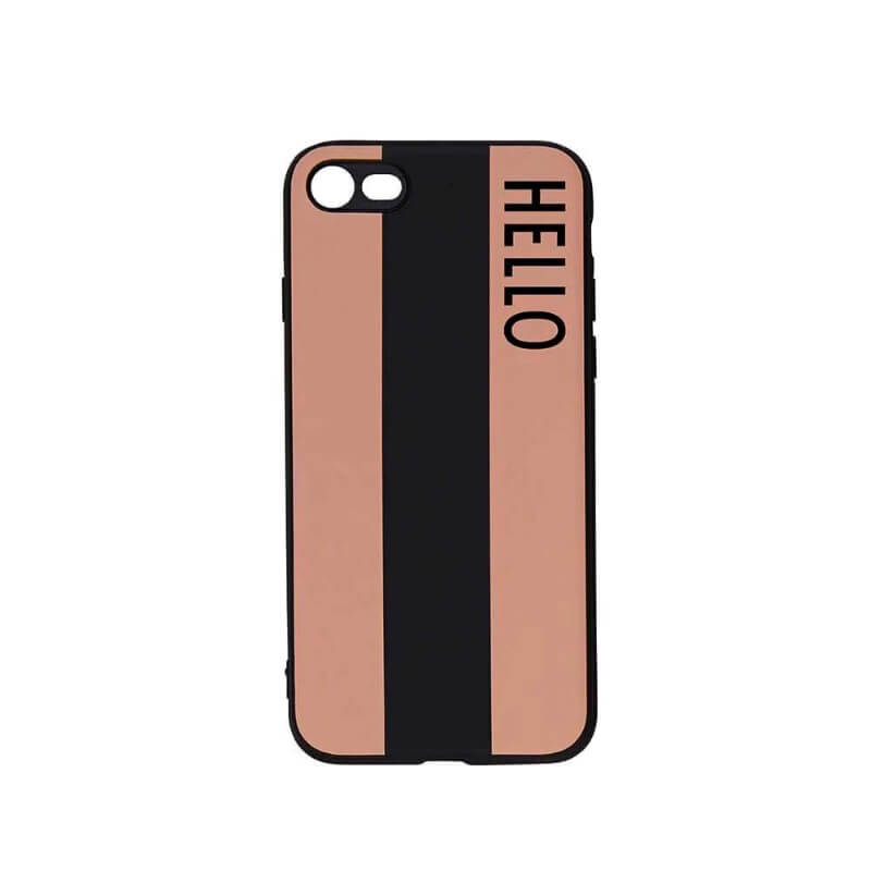 Nude MyCover iPhone 7/8 fra Design Letters - Lillepip.dk