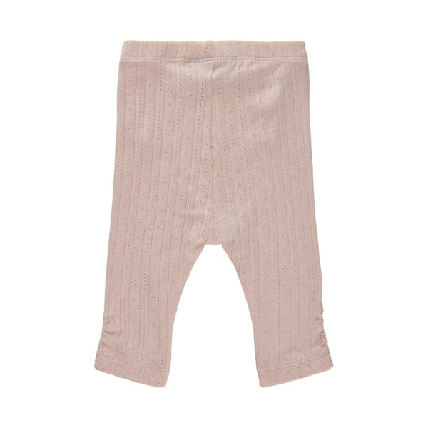 Soft rose baby leggings fra Fixoni til piger - Lillepip.dk